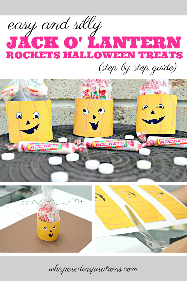 Check out this super easy Halloween Crafts to make for your ghosts and ghouls! Made with delicious Rockets Halloween Candy! #DIY #HalloweenCrafts