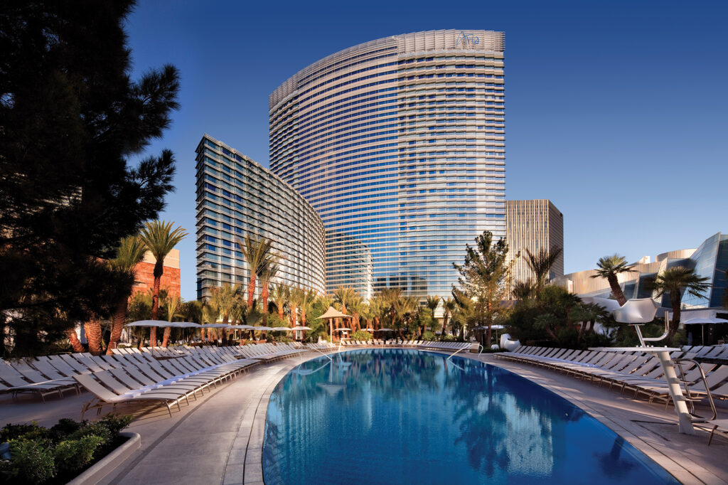 The MGM Aria Resort and Casino.