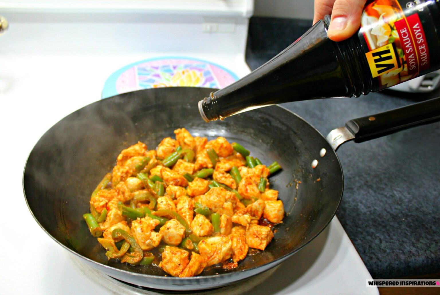 VH Sauces Excite Your Dinner with Korean BBQ Chicken on a Bed of Brown Rice! VHExcitement