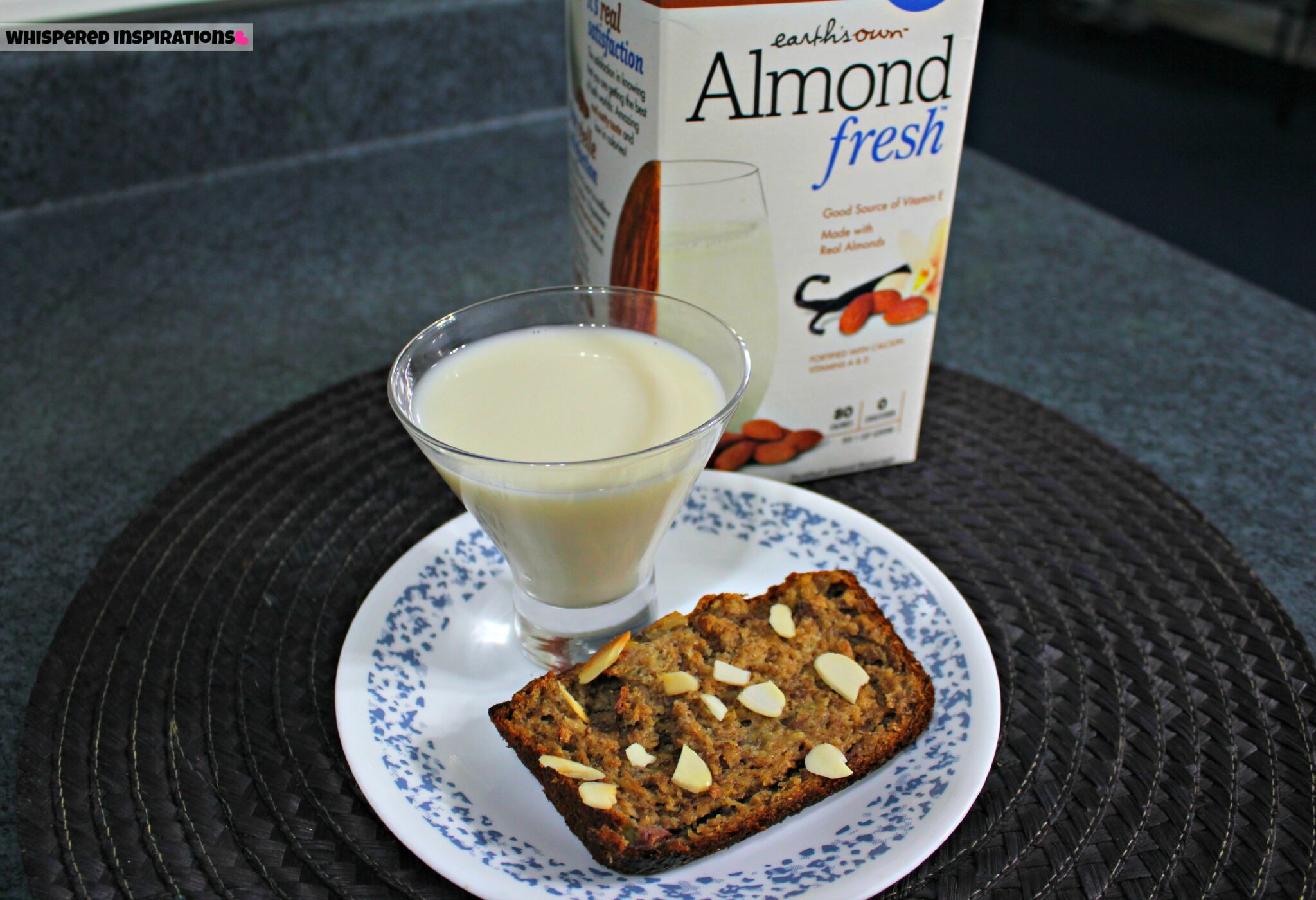 Almond Fresh Moist Banana Bread Recipe
