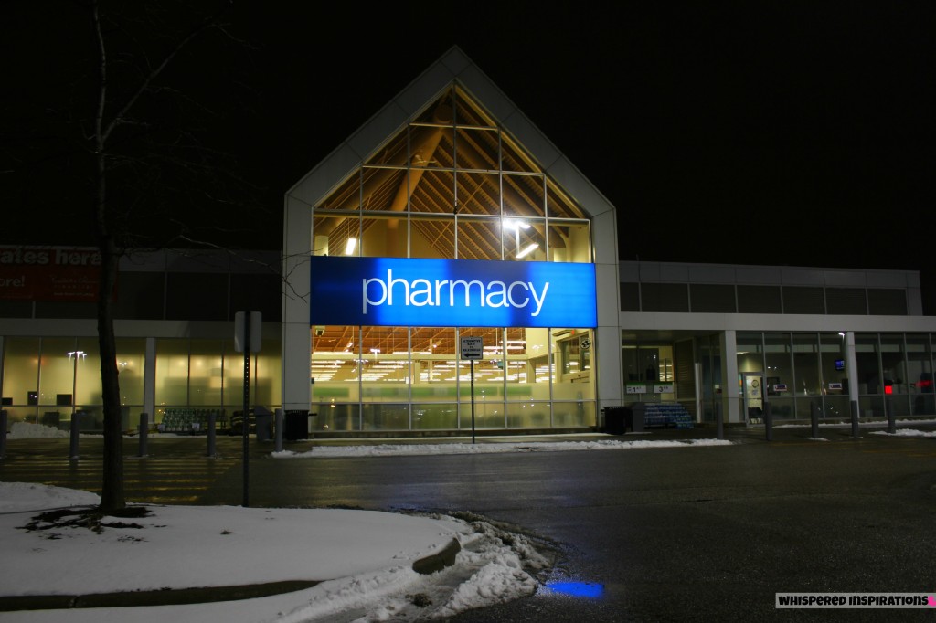 The Real Canadian Superstore Loblaws pharmacy sign.