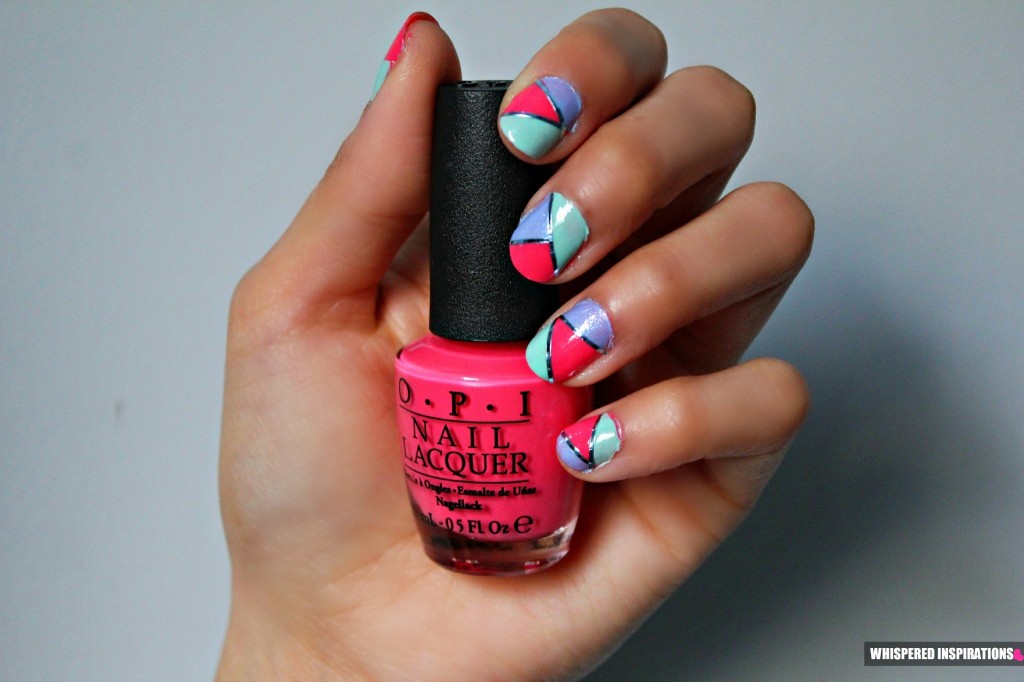 Nail Tutorial: OPI's Euro Centrale & Modern Family Tape Mani! #tutorial ...