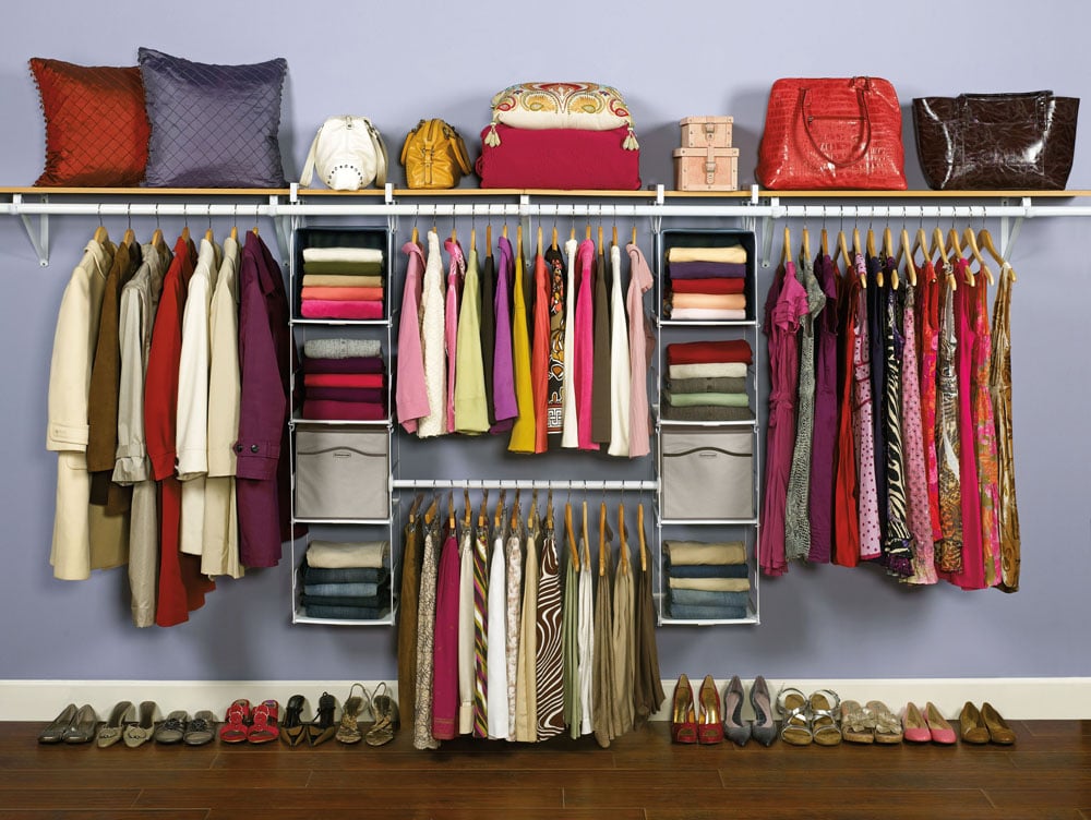 Rubbermaid discount clothes closet