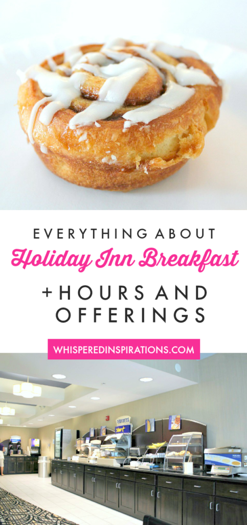 Check out Holiday Inn Express' Complimentary Breakfast, served fresh, hot, every day! Try their signature Cinnamon Rolls and Pancakes. Choose Holiday Inn Express. We come for the Holiday Inn breakfast alone. #familytravel