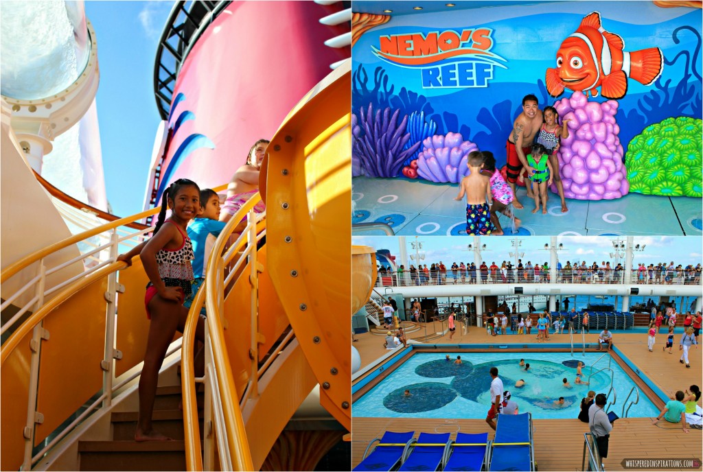 The pool, slides, and Nemo's Reef are shown. 