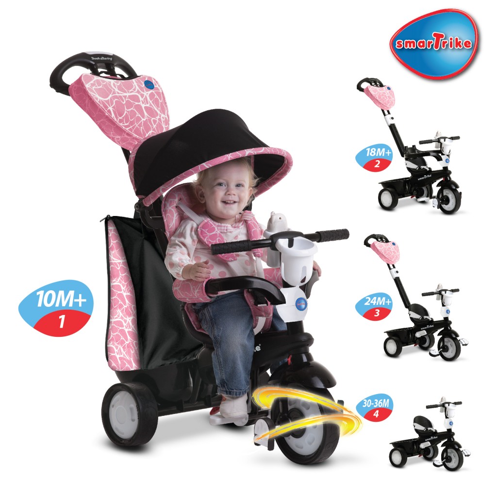 Touch steering clearance trike