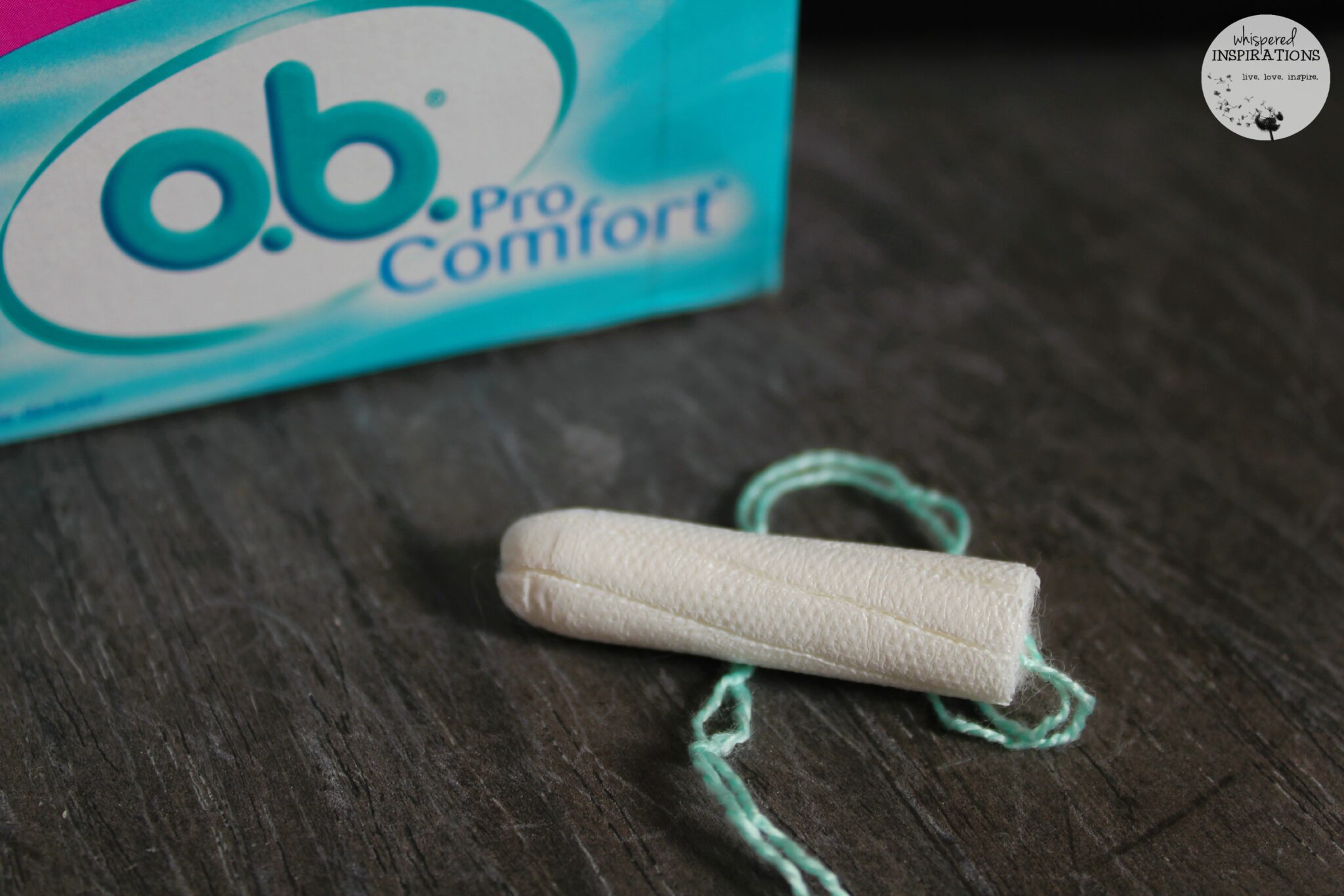 o.b. Pro Comfort Tampons I'm Giving Them One Period. Period. Here's
