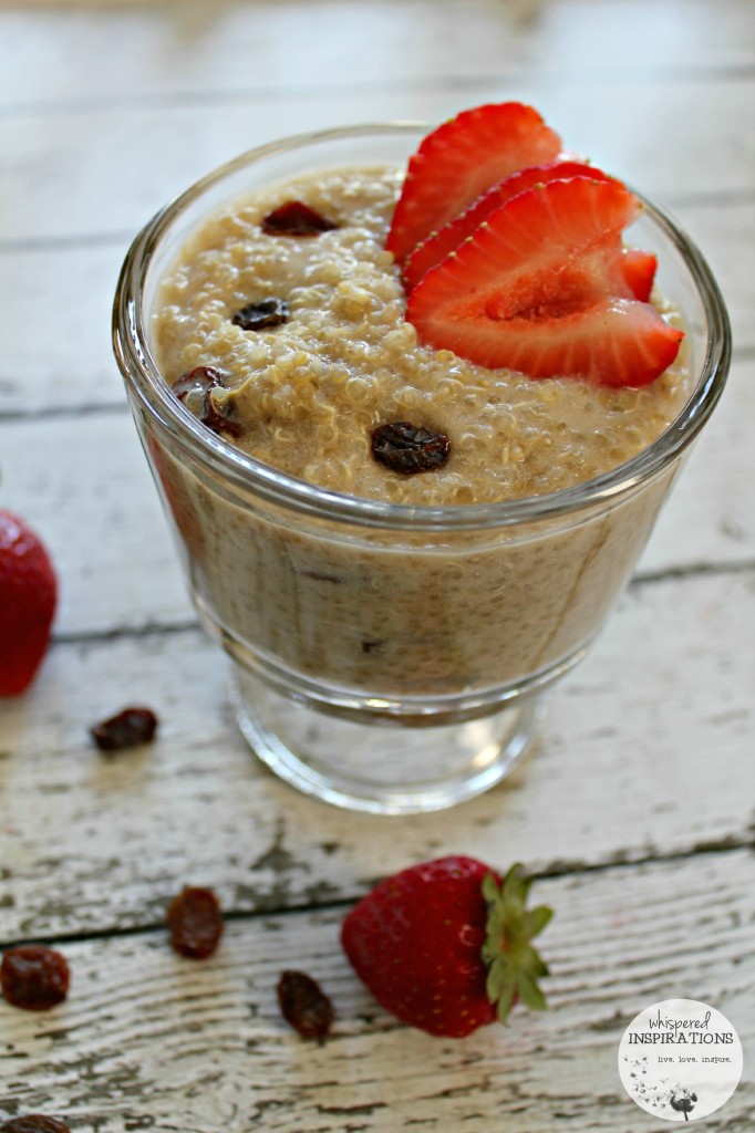 Creamy Cashew Quinoa Vanilla Pudding