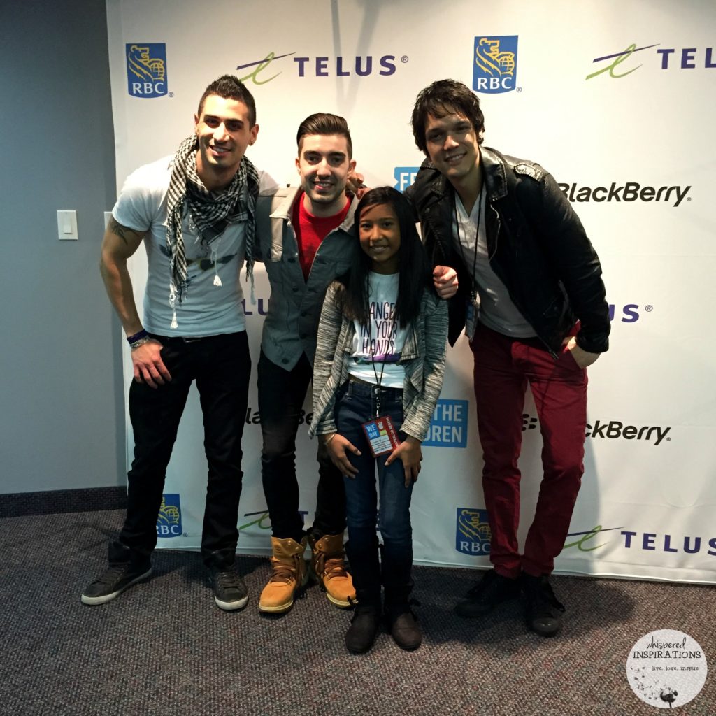 Gabby Polanco and Neverest at we Day.