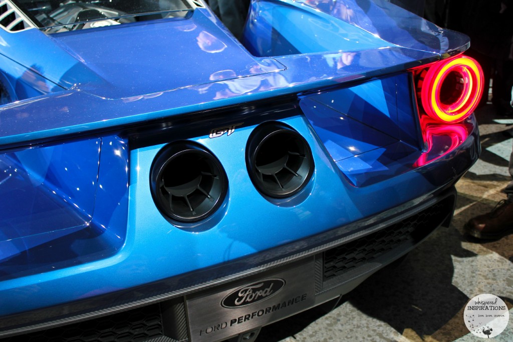 The back of the Ford GT.