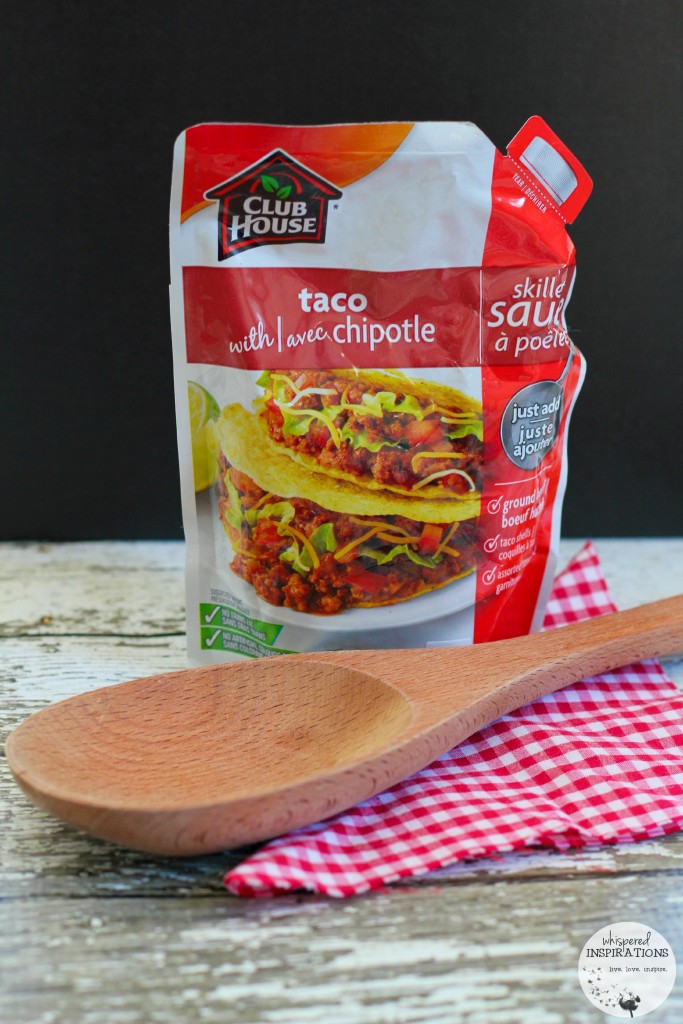 Club House Taco with Chipotle Skillet Sauce.