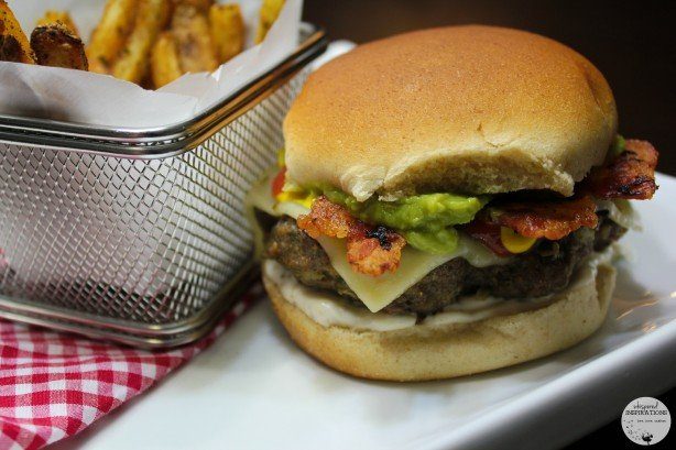 Pepper Jack Bacon Guacamole Burger