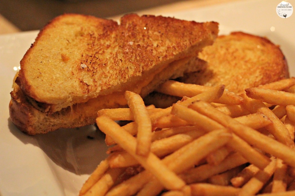 Grilled cheese and fries at Citrus restaurant.