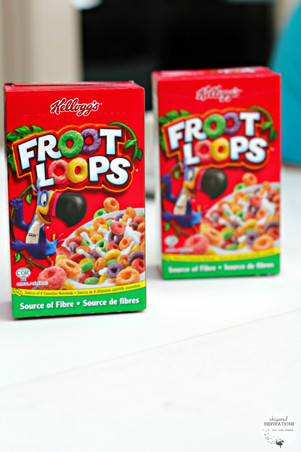 Two boxes of Froot Loops.
