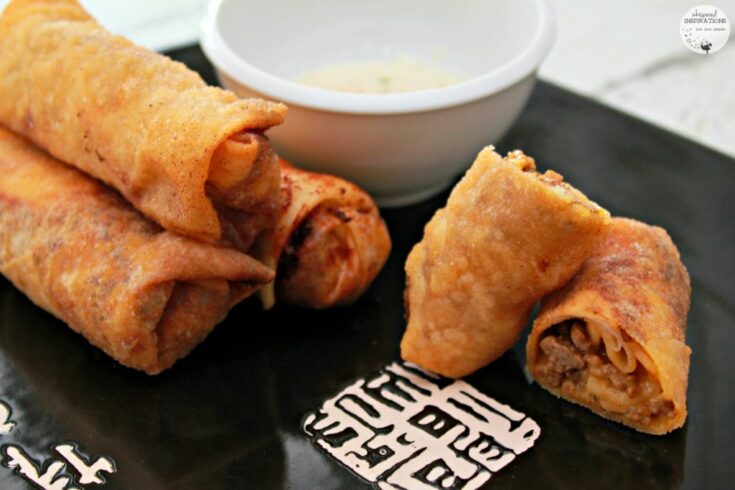 Four Cheese Lasagne Spring Rolls