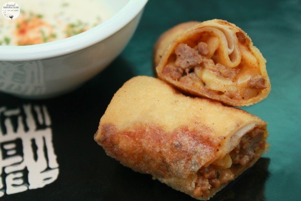 Four Cheese Lasagne Spring Rolls