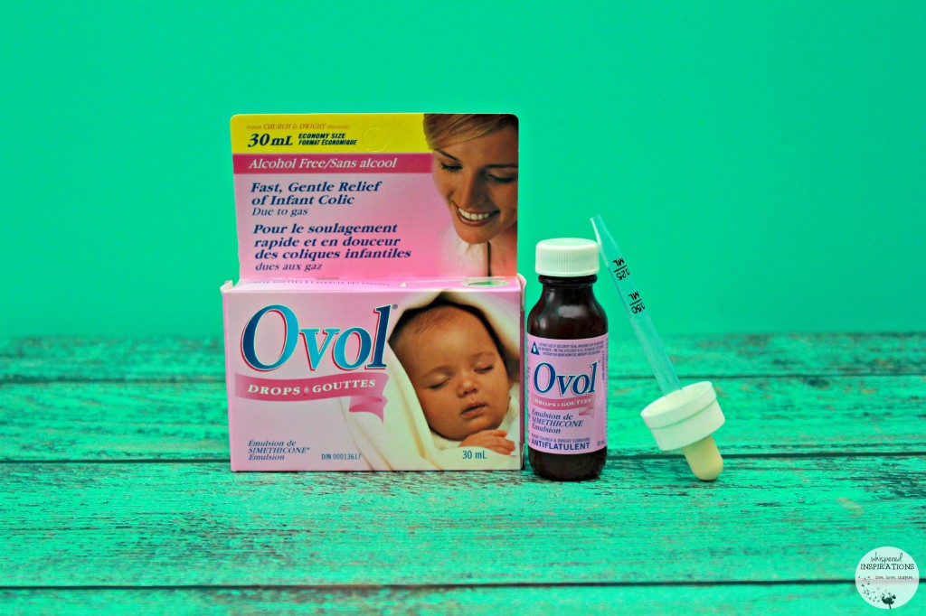 One of the top baby and child products. Ovol Drops with the bottle and dropper on the outside. 