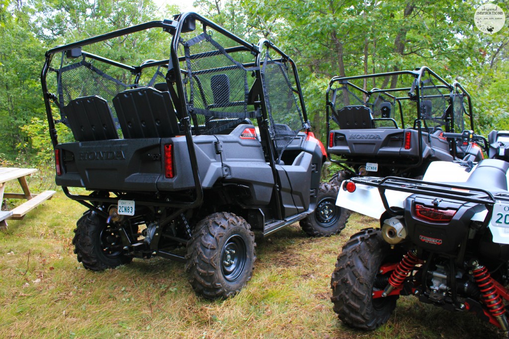 The backs of side-by-sides in Muskoka, Ontario.