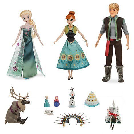 Frozen fever cheap doll set