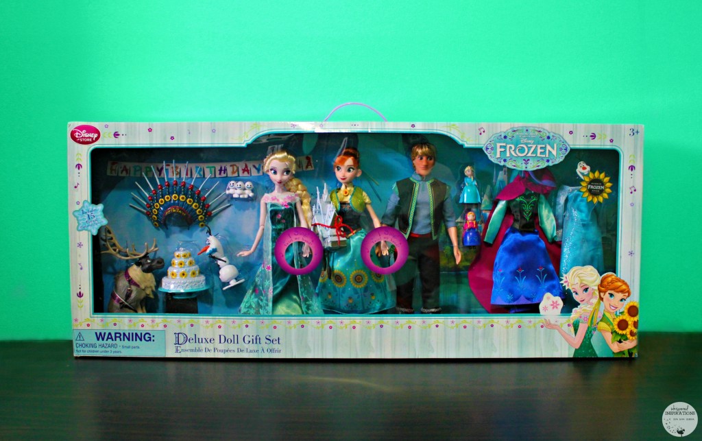 Frozen deluxe doll gift hot sale set