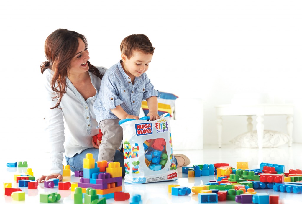 MEGA BLOKS - Lifestyle - Big Building Bag (mom and son)