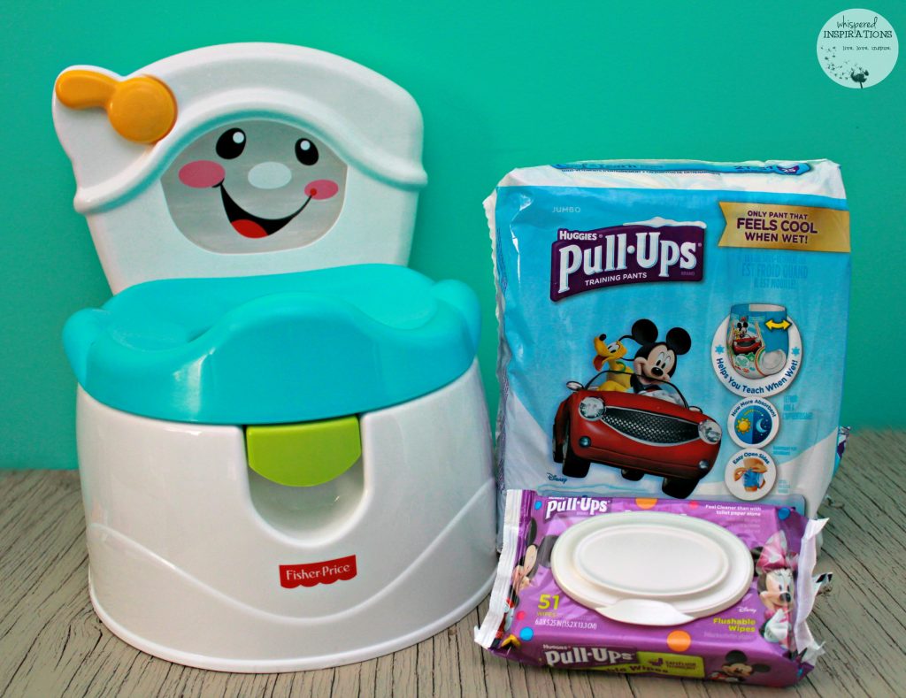 Potty Training Tips + Pull-Ups Potty Partnership Tool Kit Giveaway!  #PottyPartnership - Whispered Inspirations