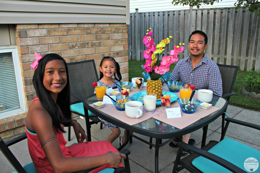 Have a Summer Patio Brunch à La Sally's Cereal with FREE Menu & Place