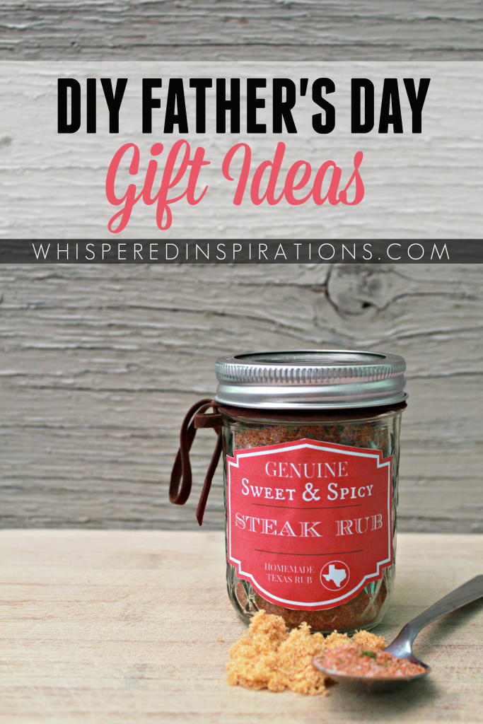 DIY Father's Day Gift Ideas: Dad's Ultimate Pampering Kit and Sweet & Spicy Steak Rub! #HPTreatsMoms