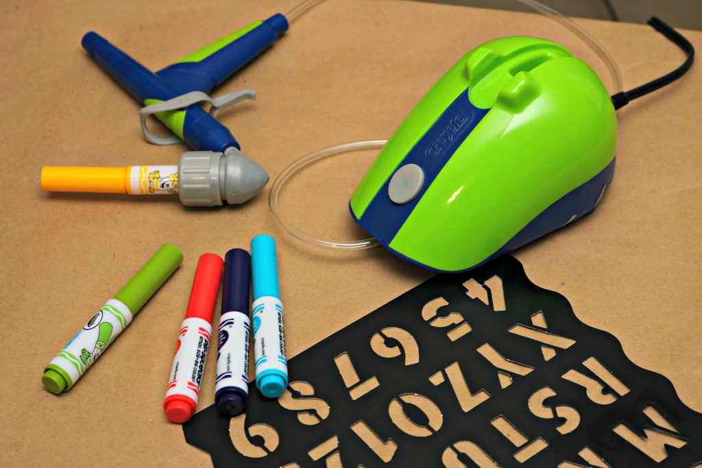 Airbrush Like a Pro with the Crayola Air Marker Sprayer!