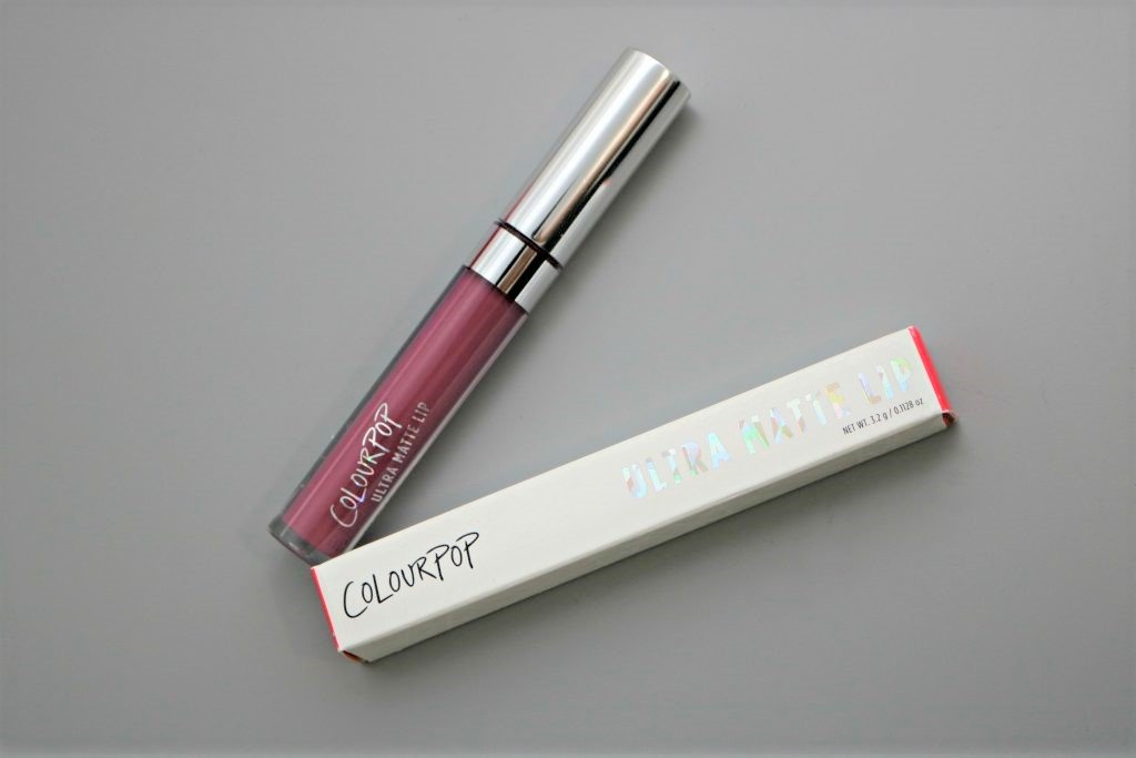 Tube of ColourPop Ultra Matte lipstick. 