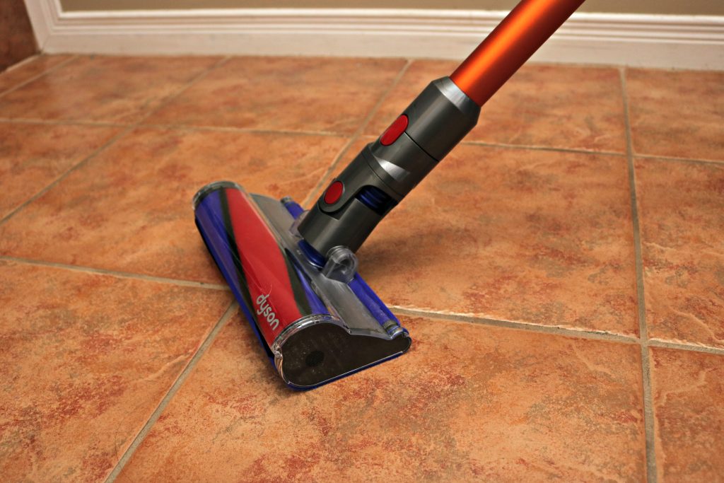 The tile attachment on the Dyson V8 Absolute. 