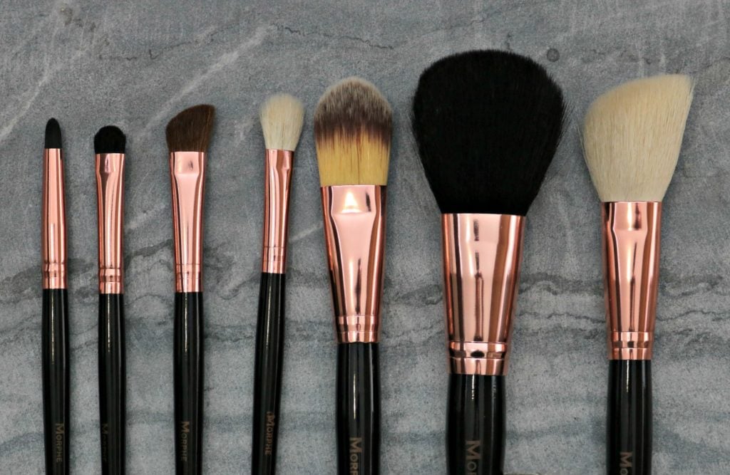 Close up of Morphe Brushes.