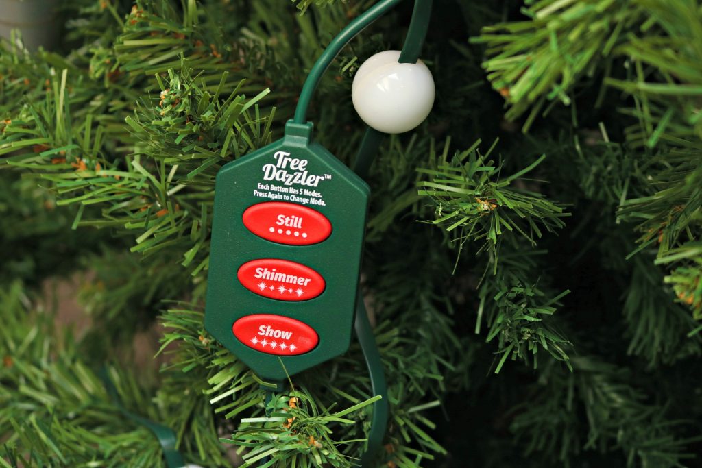 Forget Tangled Christmas Lights this Year with Tree Dazzler Christmas Tree Lights!