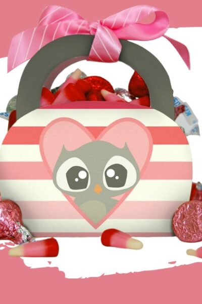 "Owl You Need is Love' Valentine's Day treat box for Valentine's Day.