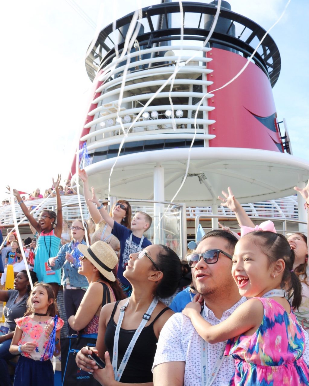 Mimi, Gabby, and Darasak on the Disney Dream.