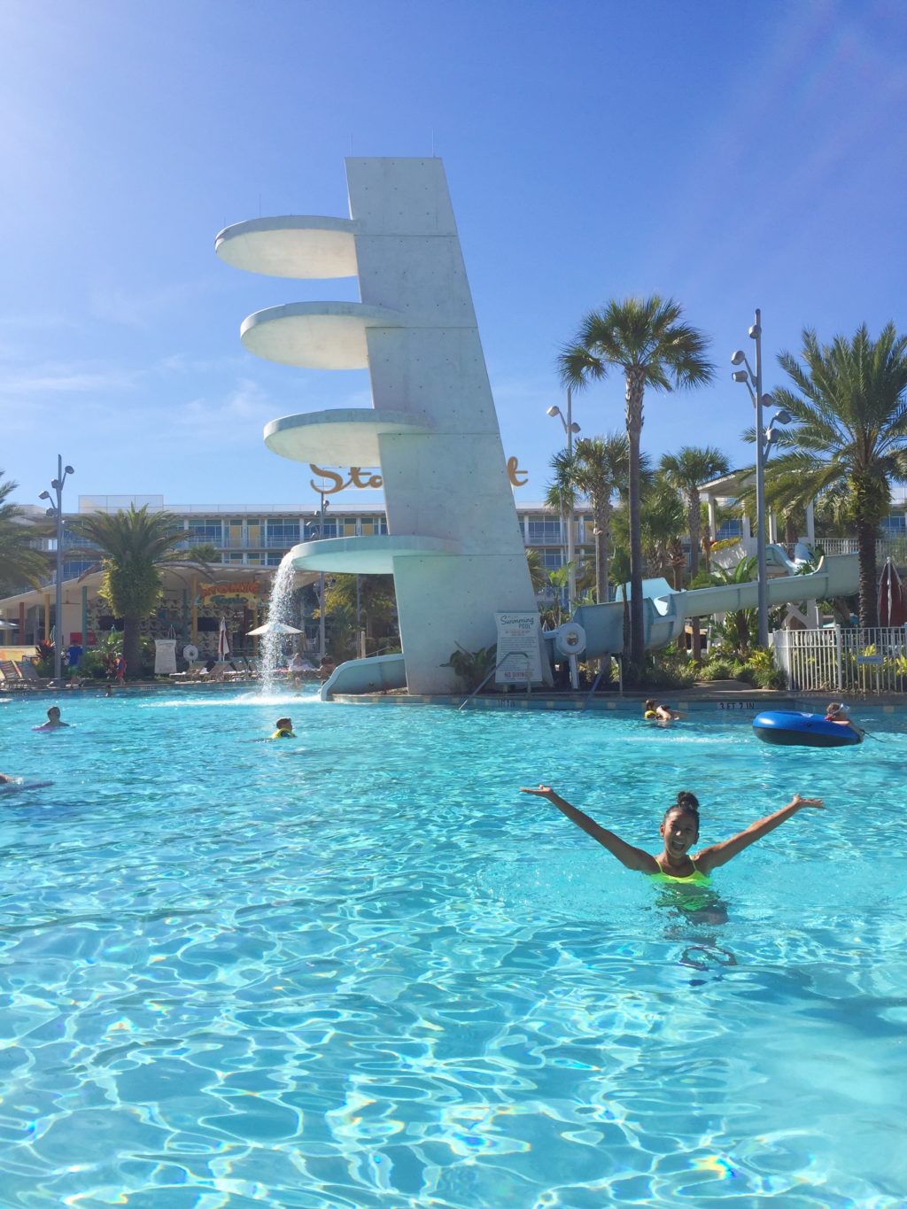 Gabby at Universal Studios resort. 