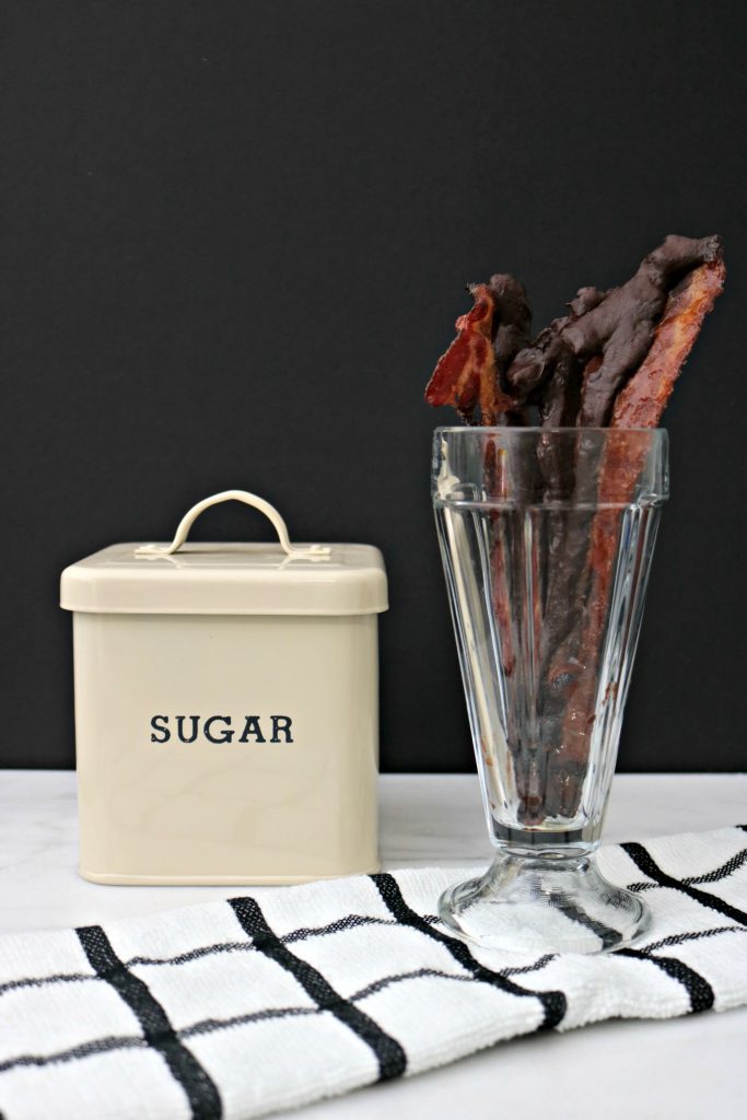 Easy Maple-Candied Chocolate Bacon