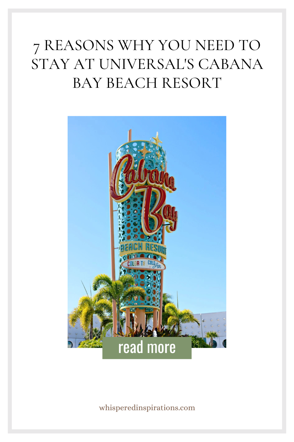 Universal's Cabana Bay Beach Resort! It is so close to the parks & you'll love the retro style décor. Read on for the 7 reasons you need to stay here! #UniversalMoments #UniversalStudios #CabanaBayBeachResort