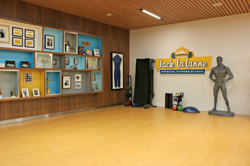 Jack LaLanne gym inside the Cabana Bay Beach Resort. 