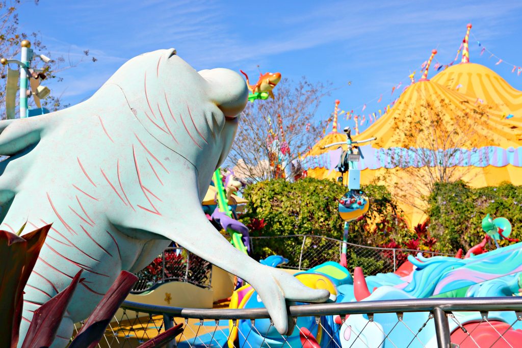 Cute fish from the world of Dr. Seuss at Seuss Landing in Universal Studios. 