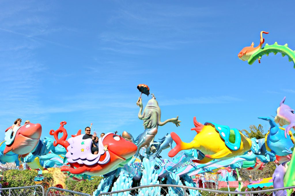 One Fish, Two Fish, ride at Universal Studios in Seuss Landing. 