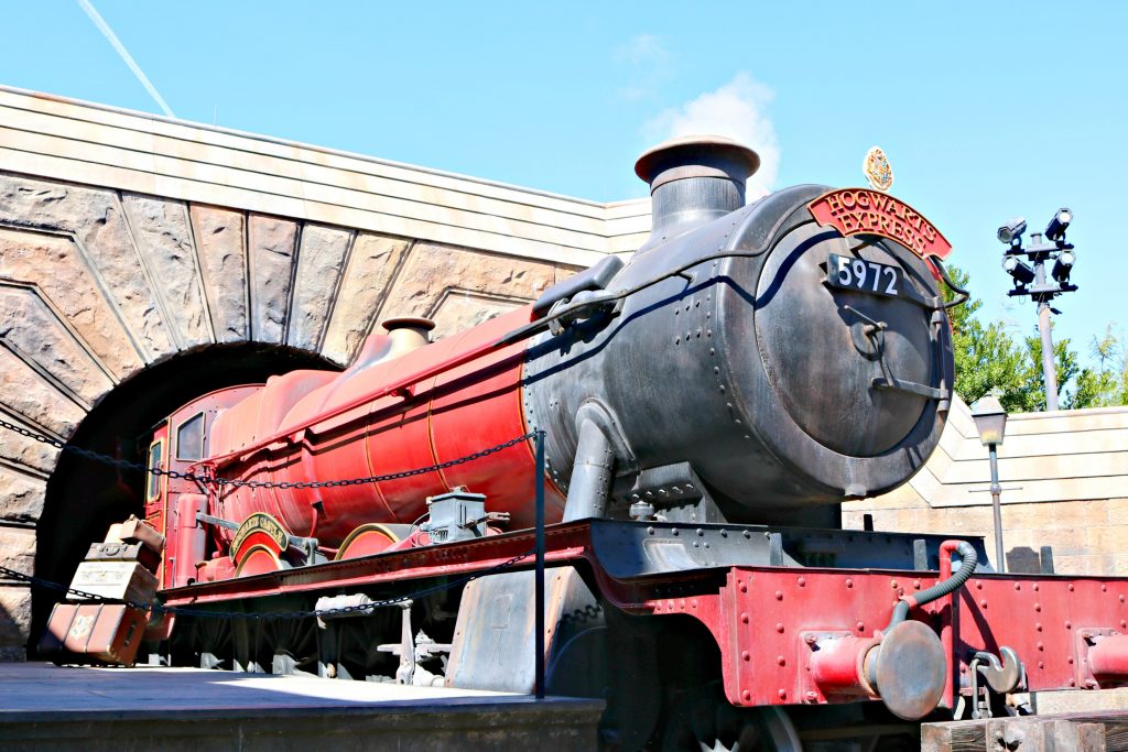 The Hogwarts Express at Universal Studios. 