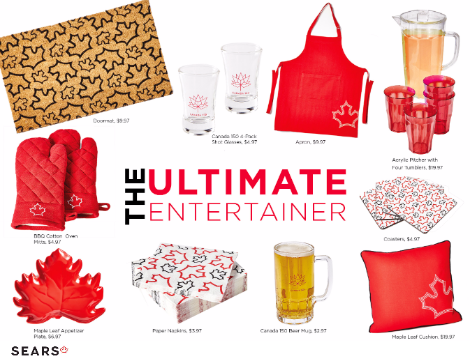 Everything You Will Need to Celebrate Canada’s 150th Birthday in Style! #GotItAtSears