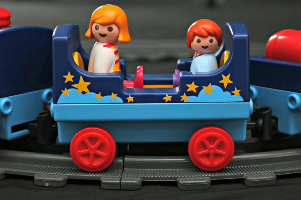 All Aboard the PLAYMOBIL 1. 2. 3. Night Train w/ Track + Giveaway!