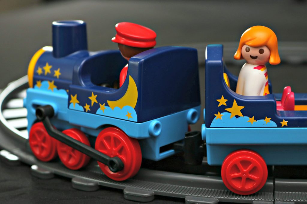 All Aboard the PLAYMOBIL 1. 2. 3. Night Train w/ Track + Giveaway!