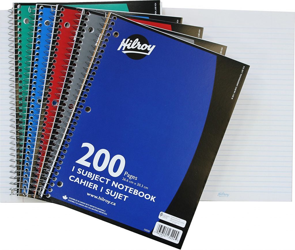 Classic Hilroy notebooks. Start with these top 10 back-to-school must-haves!