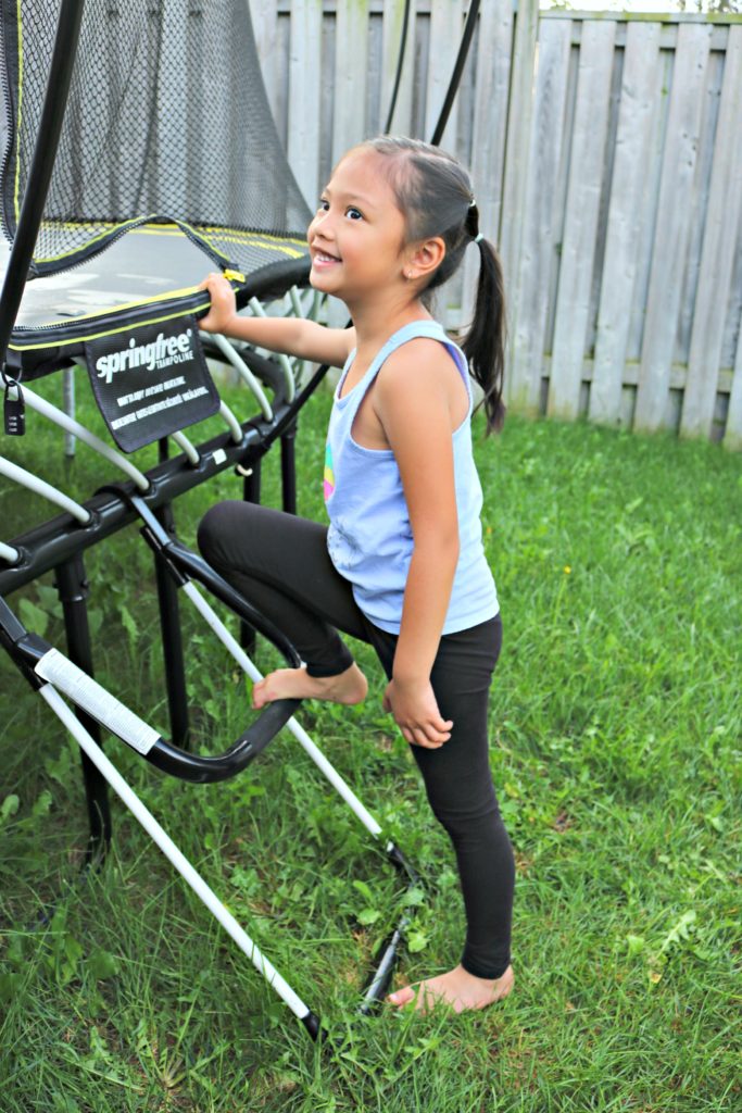 Get Your Kids Excited About Outdoor Play with the Springfree Trampoline tgoma System!