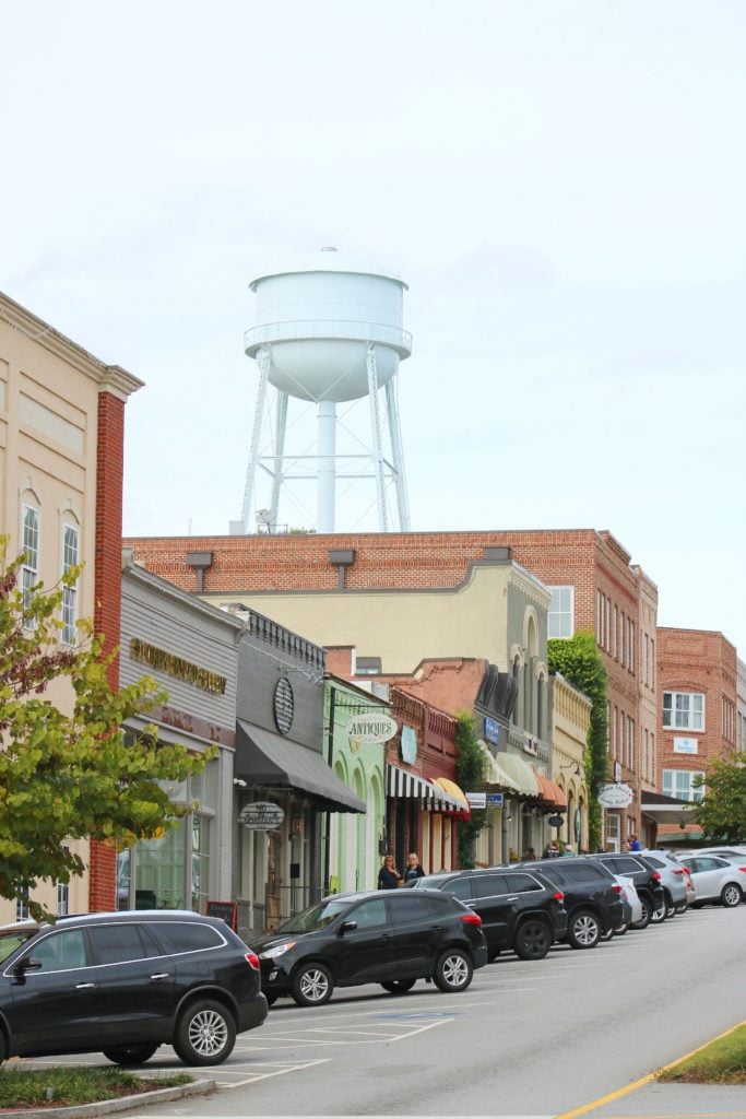 A view of one of the sets from the Walking Dead in Senoia, GA.