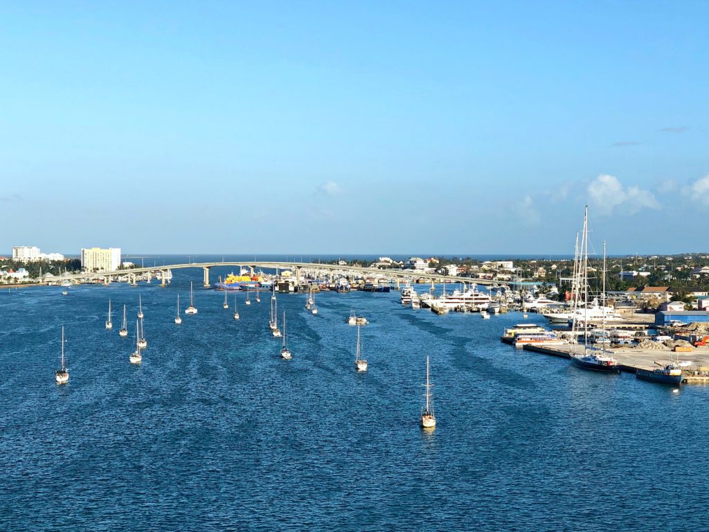 The Nassau, Bahamas port.