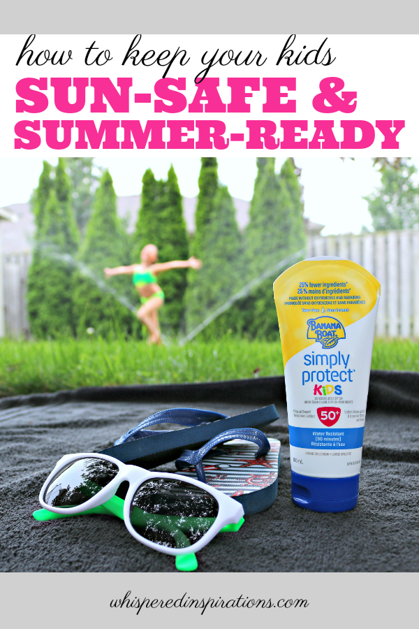 Once the warmer weather comes around, all my kids want to do is be outside in it. Here is how to Keep Your Kids Sun-Safe & Summer Ready! #tips #skincaretips #sunsafety